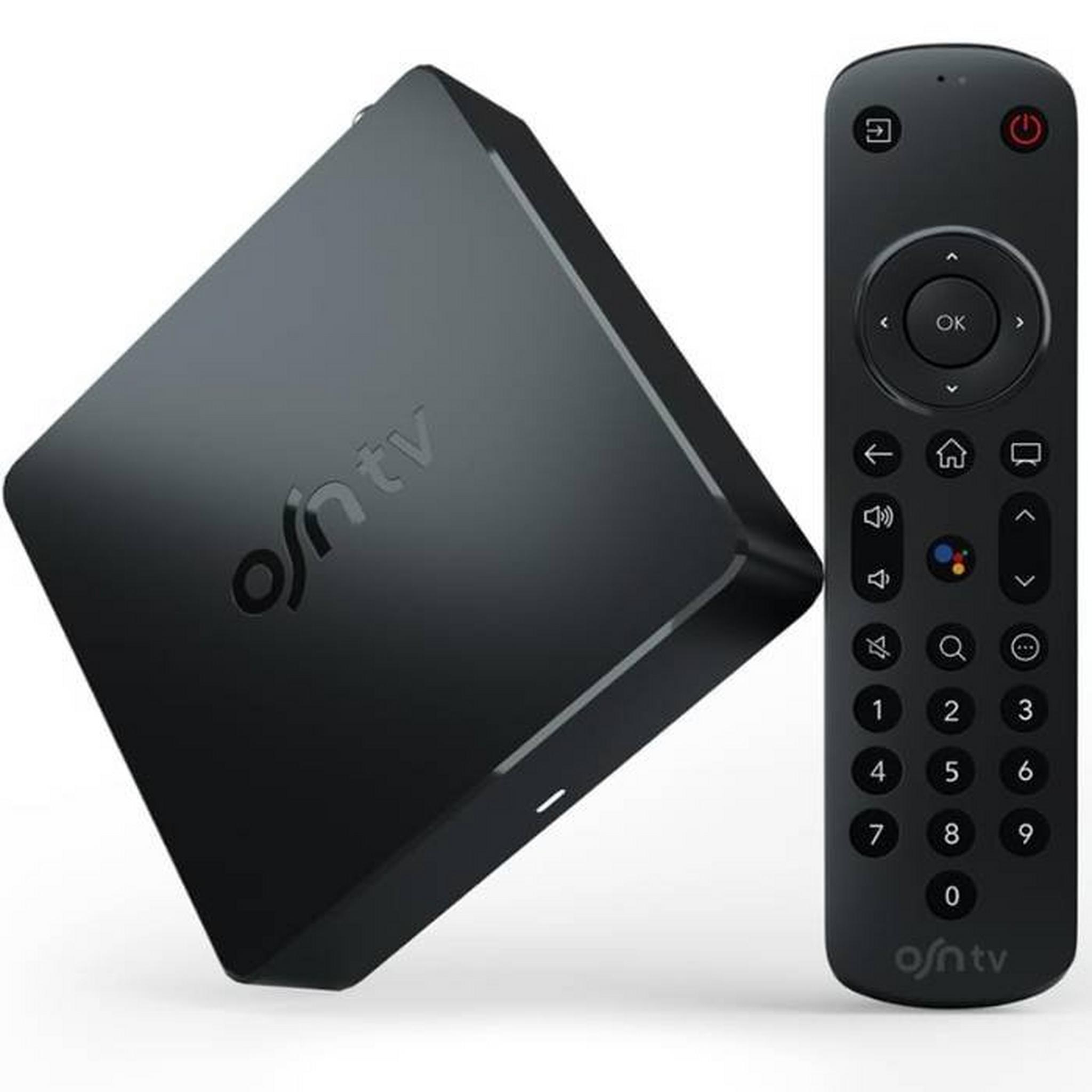 OSN TV 4K Streaming Box (3 Months Subscription) – Black
