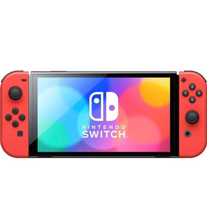 Nintendo Switch OLED Console - Mario Red