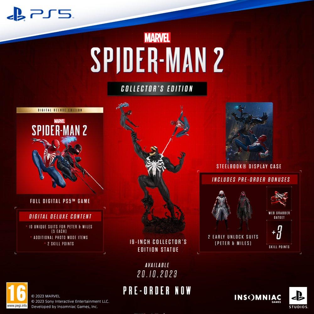 Pre-Order PS5 Marvel's Spider-Man 2 Collectors Edition