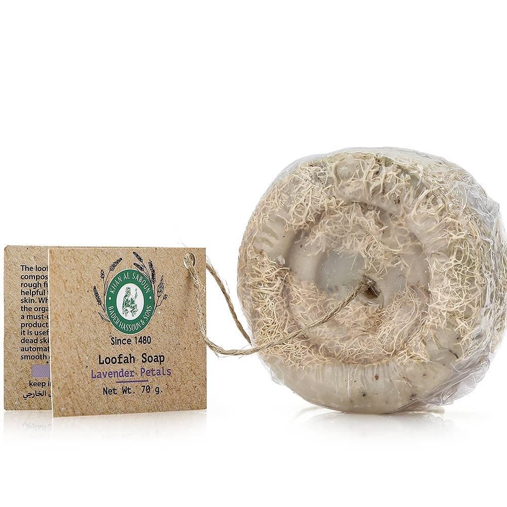 صابون بخلاصة اللافندر ونبات الليف من خان الصابون – 70 غرام