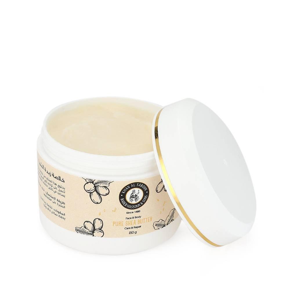 كريم بزبدة الشيا الخالصة من خان الصابون - 150 غ