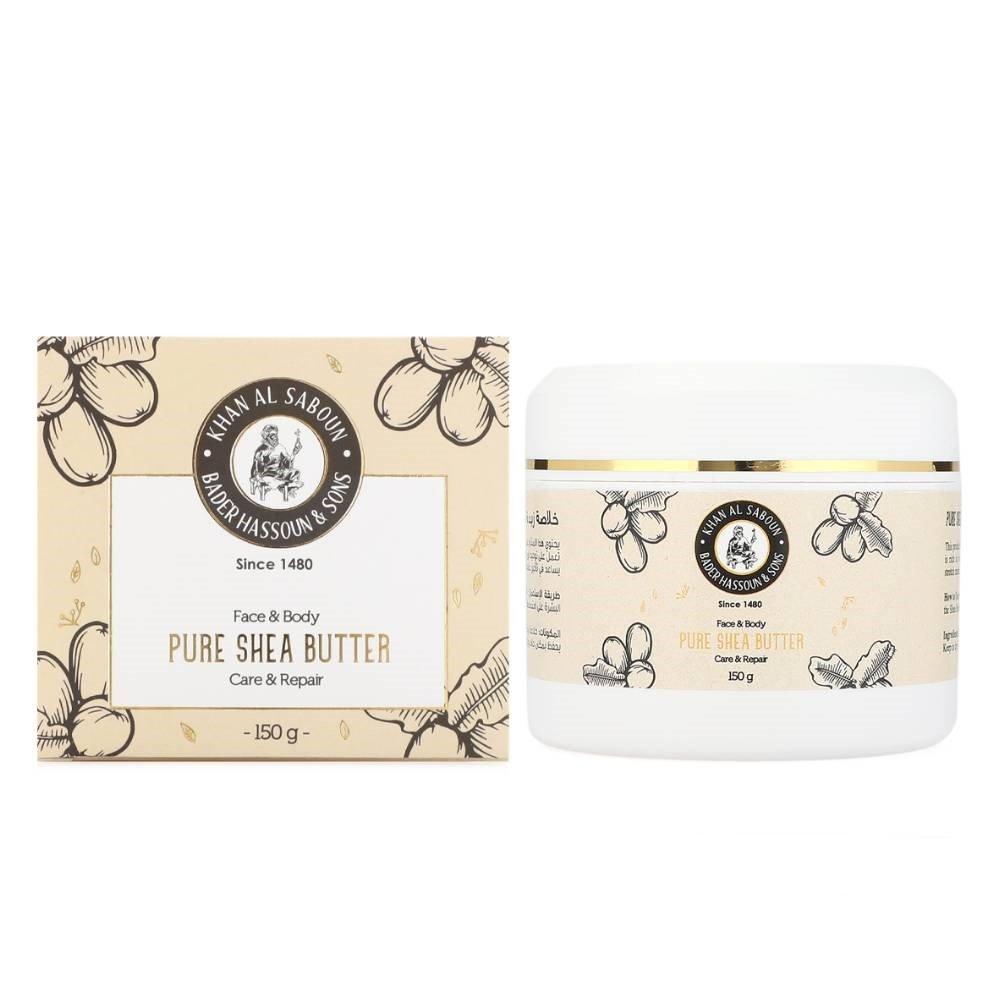 كريم بزبدة الشيا الخالصة من خان الصابون - 150 غ