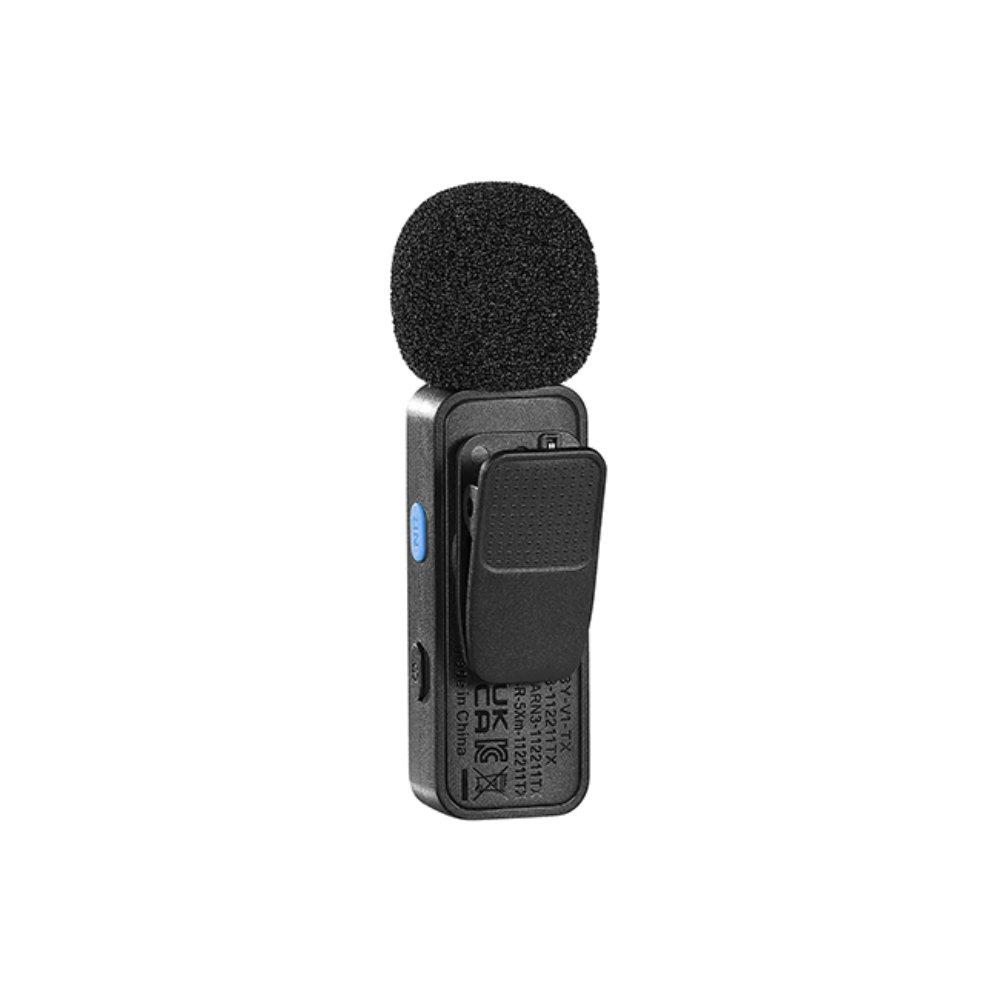 Boya Ultracompact 2.4GHz Wireless Microphone, Lightning Port, BY-V2 – Black