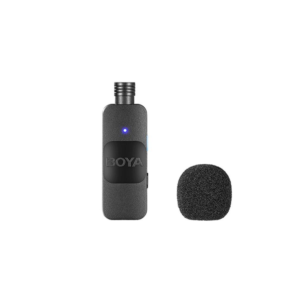 Boya Ultracompact 2.4GHz Wireless Microphone, Lightning Port, BY-V2 – Black