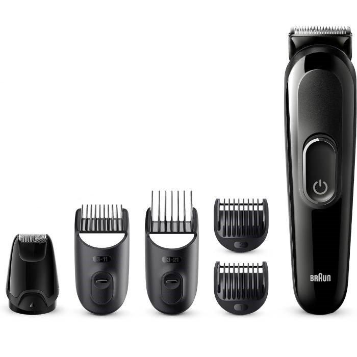 Braun Series 3 6-in-1 Style Kit for Men, MGK3410 – Black