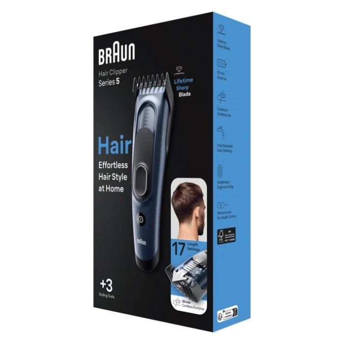 Braun Hair Clipper Series 5 for Men, HC5350 – Black