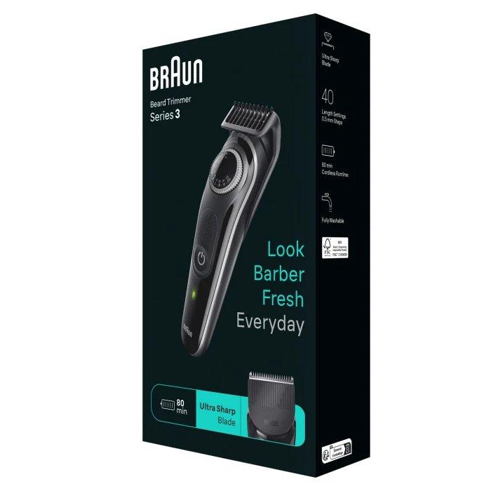 Braun Series 3 Beard Trimmer, BT3440 - Black