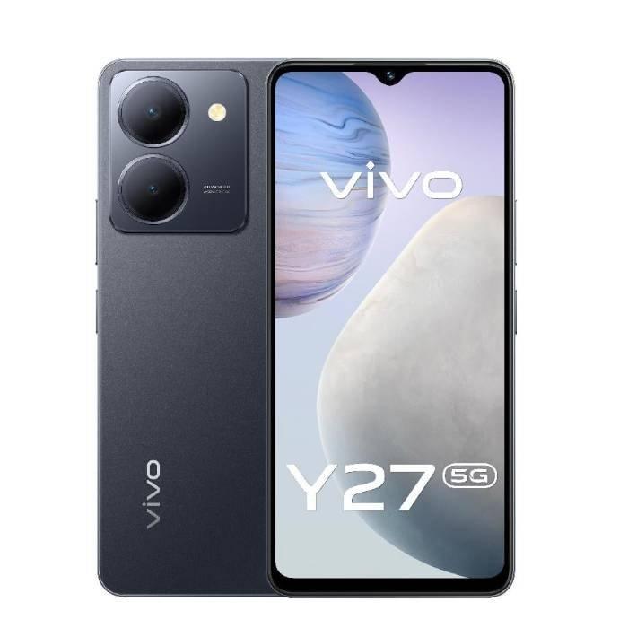 Buy Vivo y27 phone, 6. 64 - inch, 8gb ram, 256gb – black in Kuwait