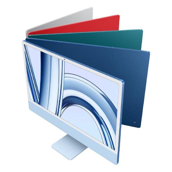 Apple iMac All-In-One Desktop (2023), M3 Processor, 8GB RAM, 256GB SSD, 24-inch 4.5K Retina Display, Touch ID, macOS Sonoma, MQRN3AB/A - Green