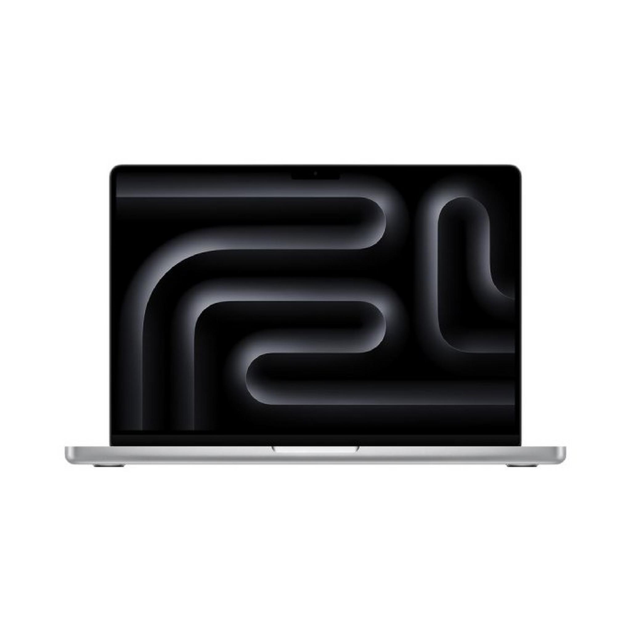 Apple MacBook Pro Laptop, M3 Processor, 8 Gigabyte RAM, 1 Terabyte SSD, 14.2-Inch, macOS Sonoma, MR7K3AB/A – Silver