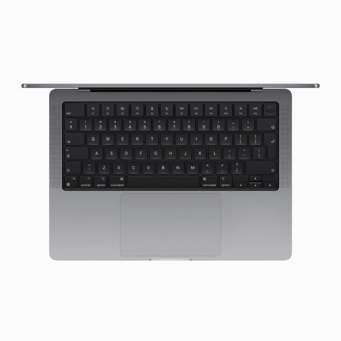 لابتوب ماك بوك برو من أبل، معالج ام 3، 8 جيجابايت رام، 512 جيجابايت اس اس دي، مقاس 14.2 بوصة، MTL73AB/A – رمادي 