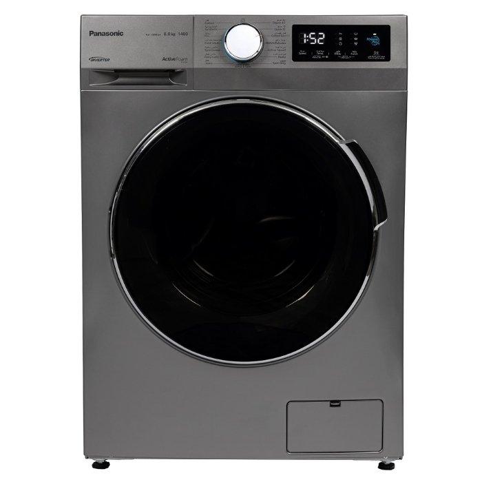 Panasonic Front Load Washing Machine, 8kg Washer Capacity, NA-148MG4WAS – Silver
