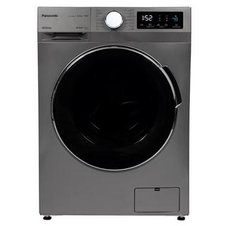 Buy Panasonic front load washing machine, 8kg washer capacity, na-148mg4was – silver in Kuwait