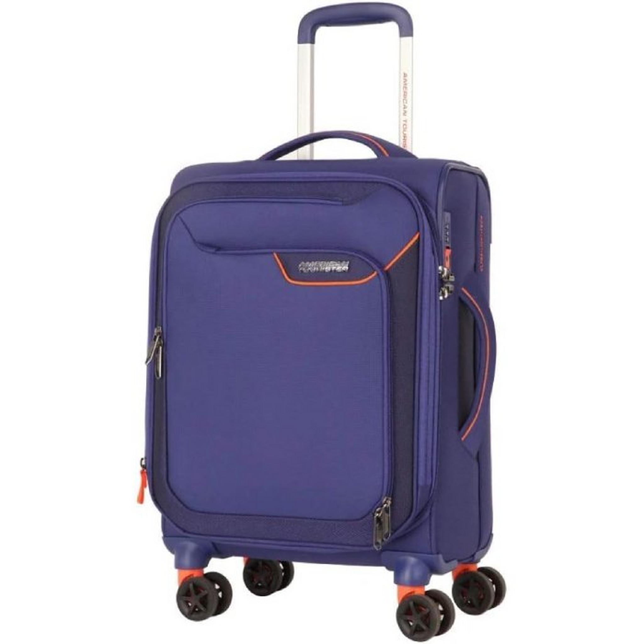 حقيبة سفر ابلايت بجوانب ناعمة من أمريكان توريستر، مقاس 55 سم، DB7X61010– أزرق