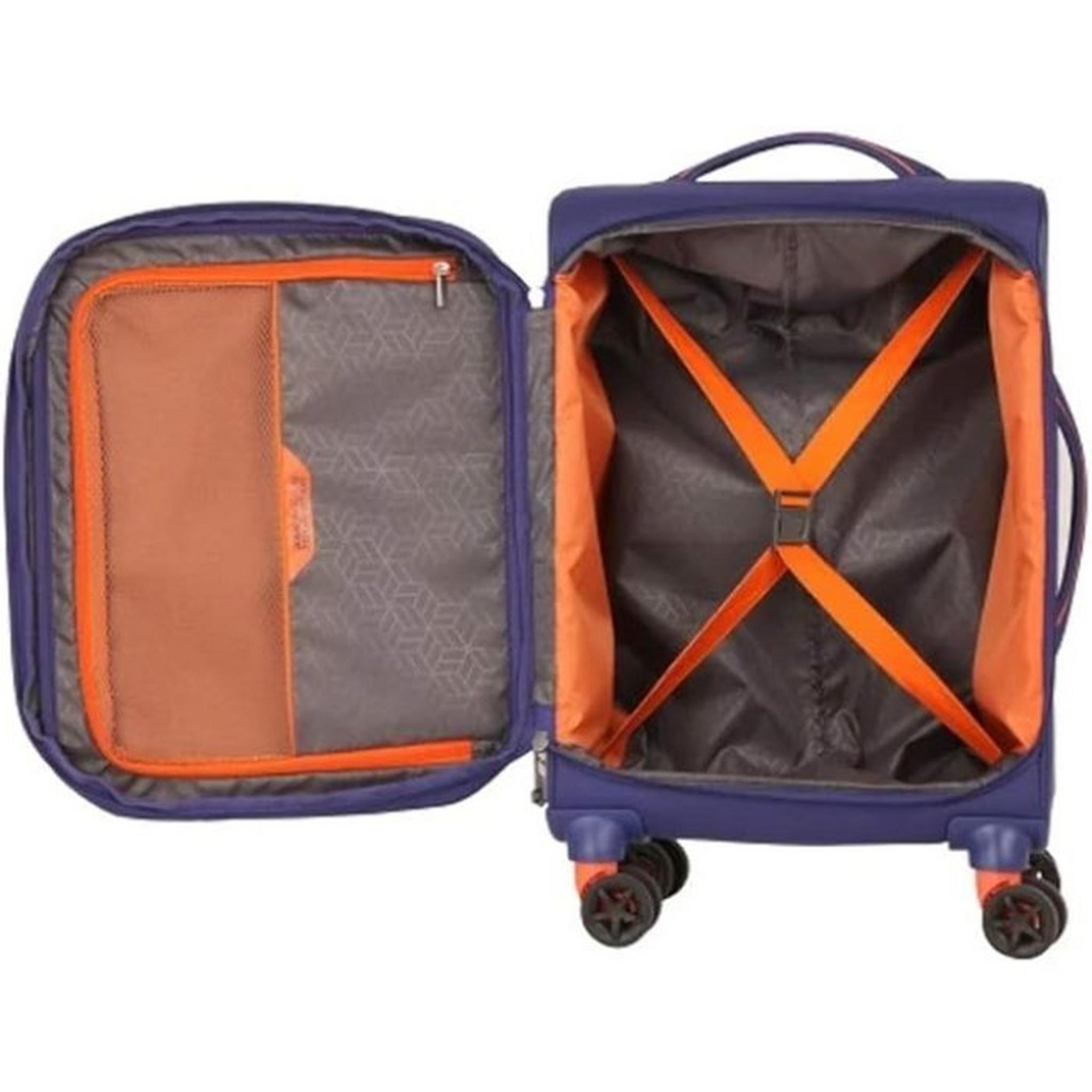 American Tourister Applite Soft Travel Bag, 55cm, DB7X61010– Blue