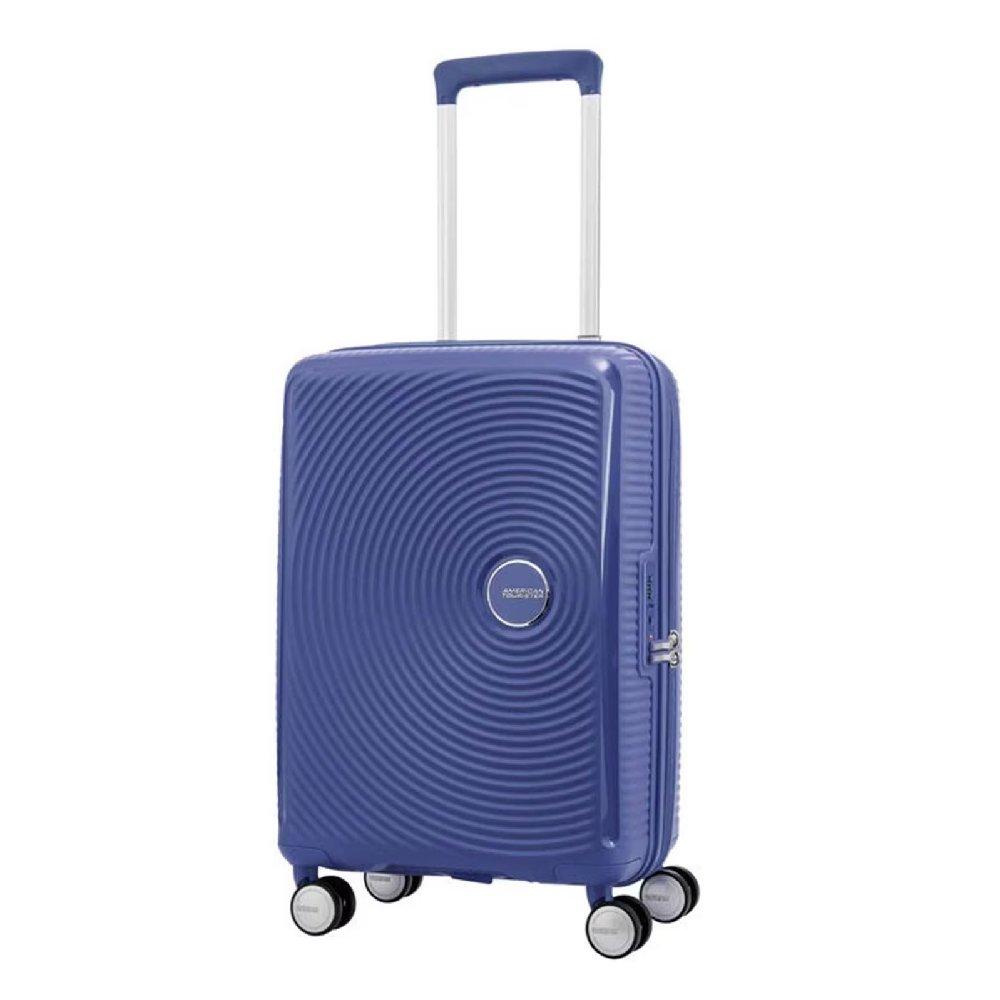 American Tourister Curio Spinner Hard Luggage Trolley Bag, 69cm, AO8X37024 - Ultra Marine