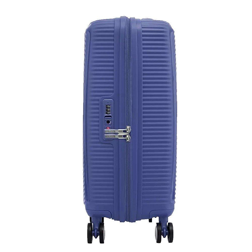 American Tourister Curio Spinner Hard Luggage Trolley Bag, 69cm, AO8X37024 - Ultra Marine