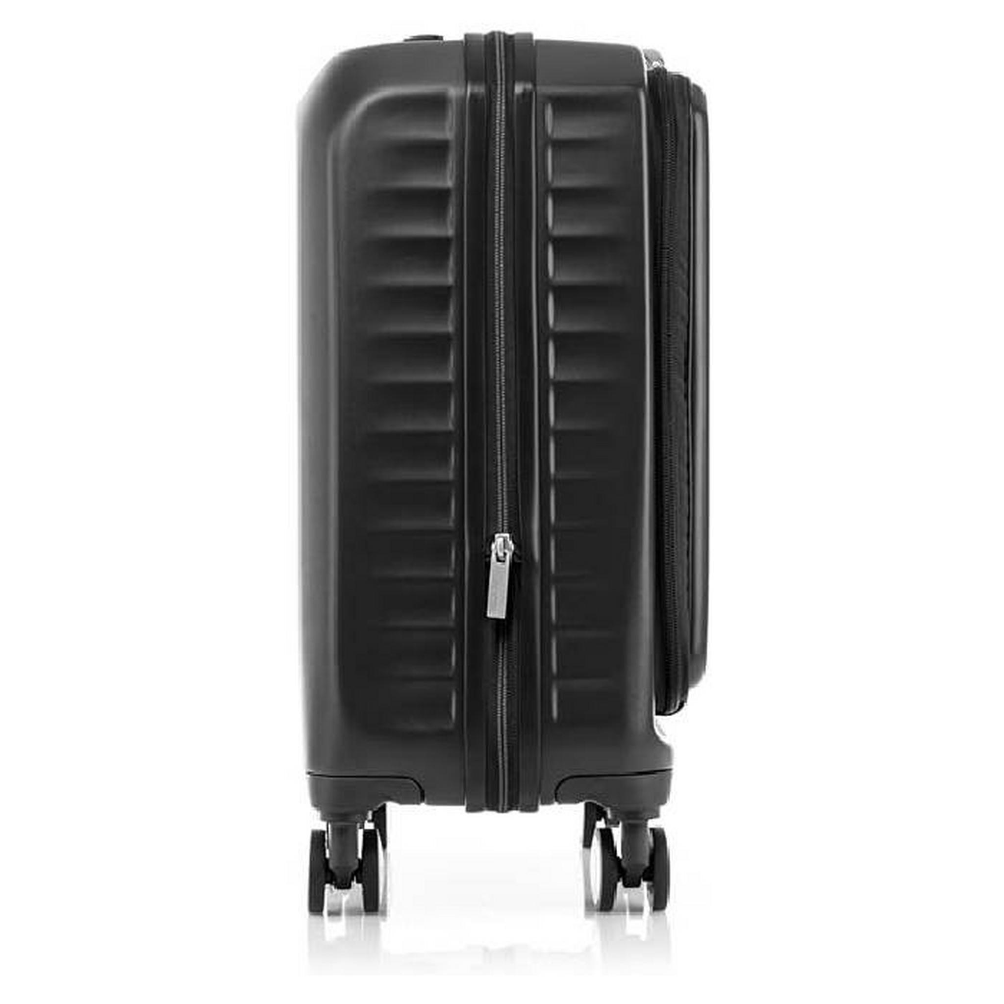 American Tourister 54cm Spinner Frontec Hard Luggage - Black