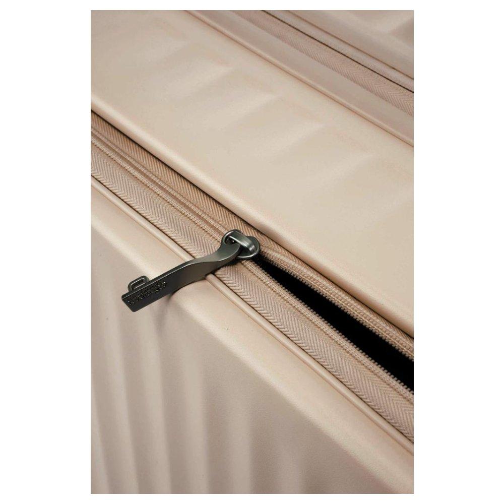 American Tourister Frontec Spinner Hard Luggage Trolley Bag, 54cm, HJ3X36007– Gold