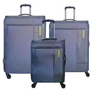 Buy American tourister marina soft set of 3 luggage, 57cm 70cm 81cm, lf2x08104– grey in Kuwait