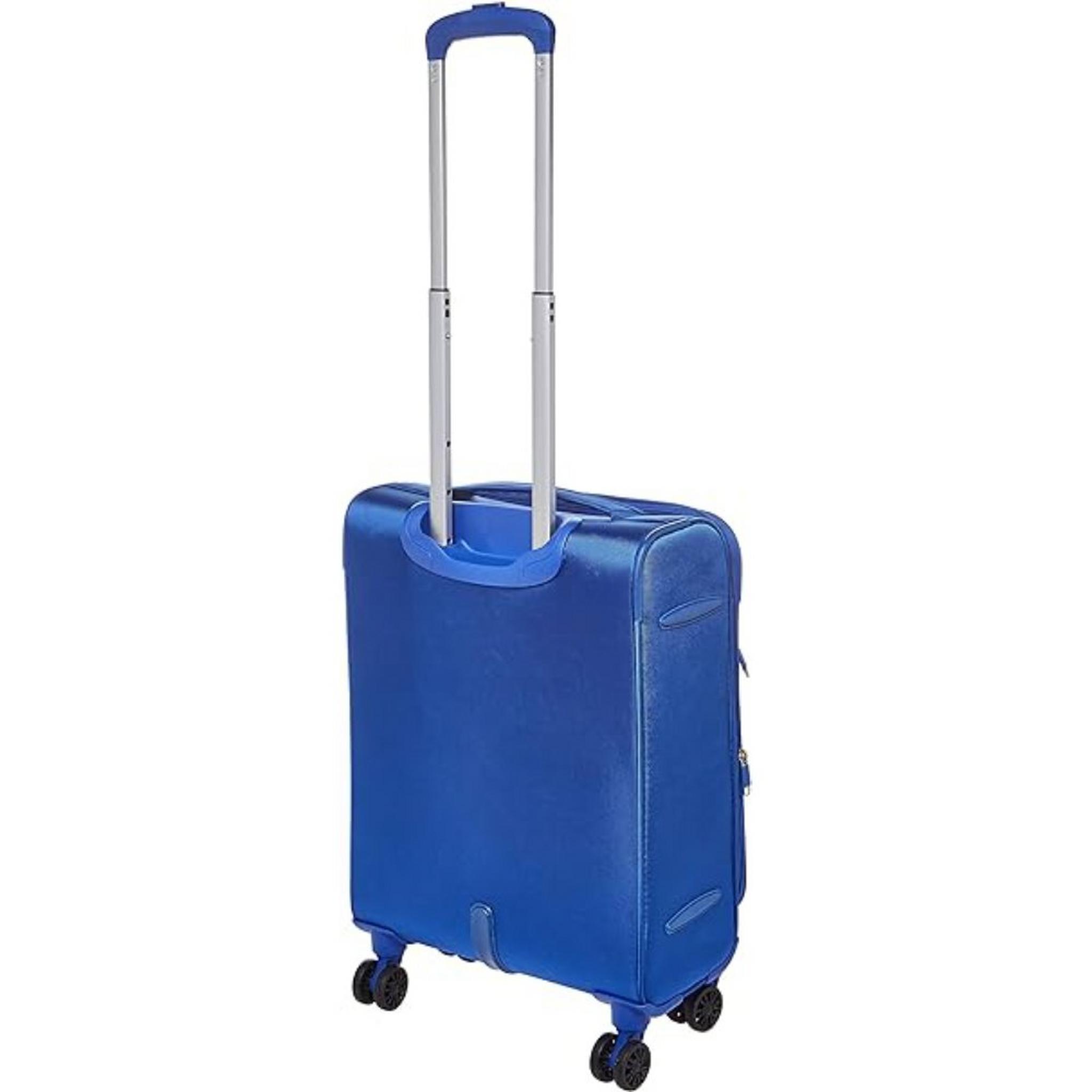 حقيبة سفر ماجوريس بجوانب ناعمة وعجلات دوارة من  أمريكان توريستر (3 قطع)، 59+70+81 سم، LE1X01007– أزرق