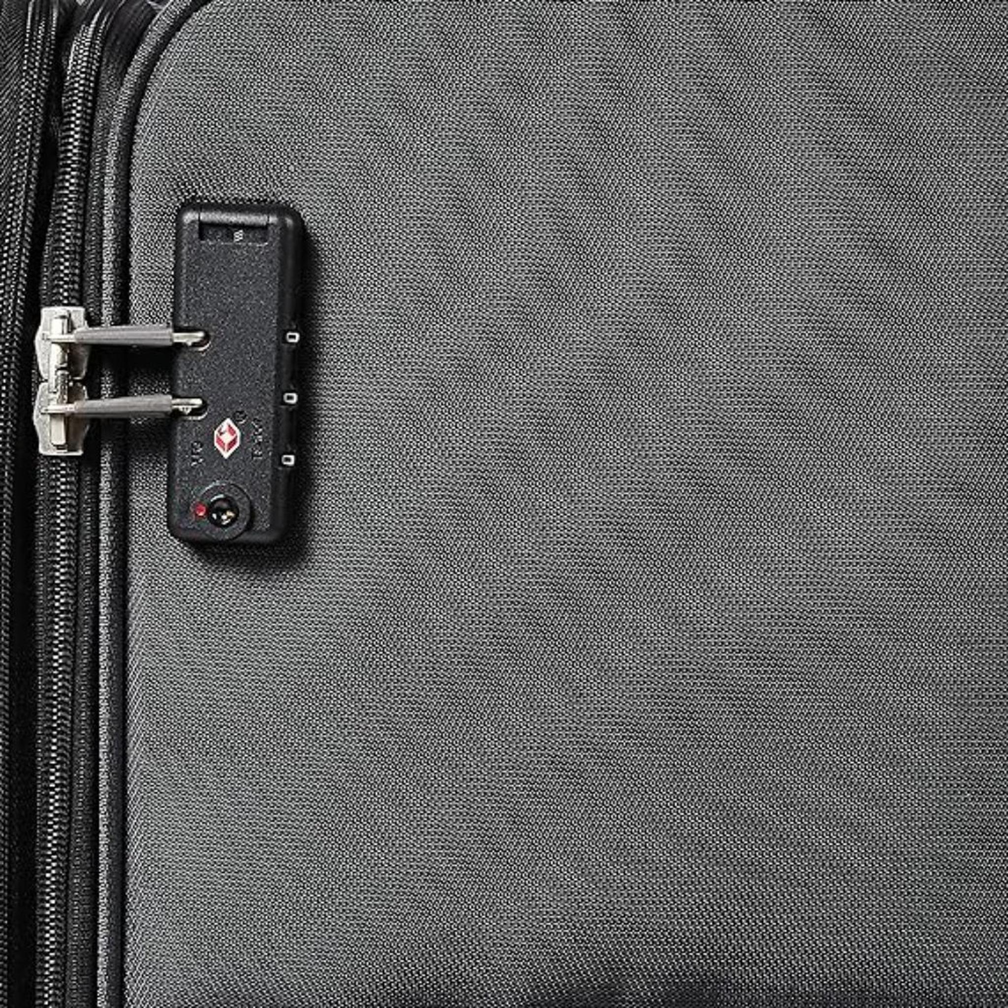 حقيبة سفر ماجوريس بجوانب ناعمة وعجلات دوارة من  أمريكان توريستر (3 قطع)، 59+70+81 سم، LE1X09007 – أسود