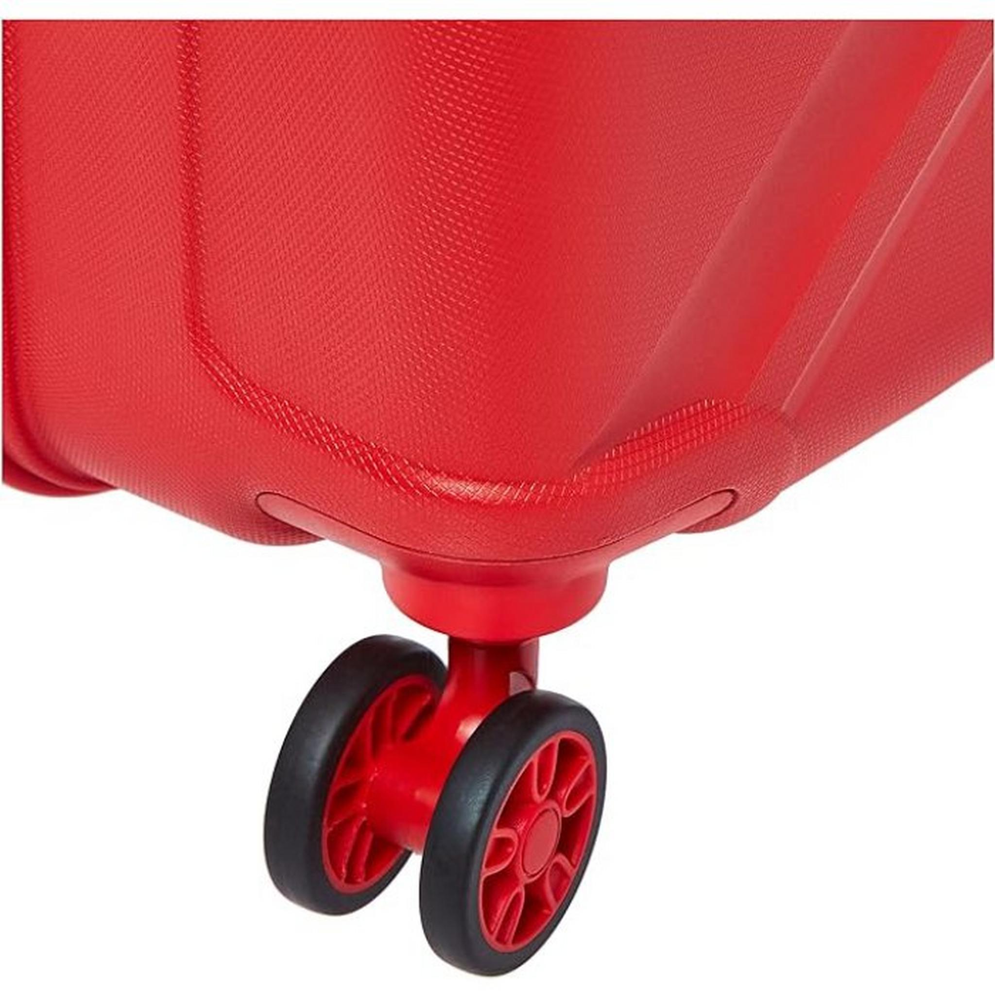 حقيبة سفر كروس بجوانب صلبة وعجلات دوارة من أمريكان توريستر(3 قطع)، 79+68+55 سم، LE2X00104 – أحمر