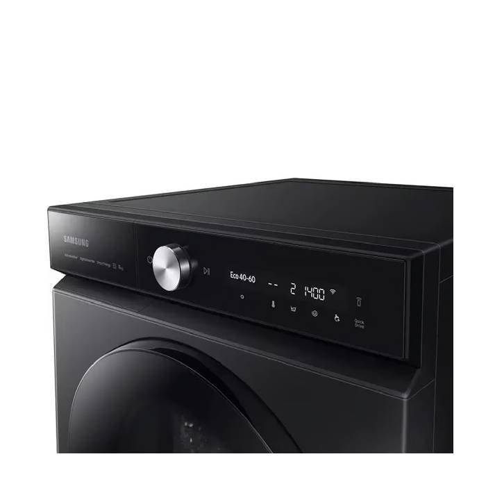 غسالة تحميل امامي من سامسونج، بتقنية الذكاء الاصطناعي Ecobubble والغسيل بالذكاء الاصطناعي، سعة 11.5 كجم، سعة تجفيف 8 كجم، WD11BB944DGB – أسود