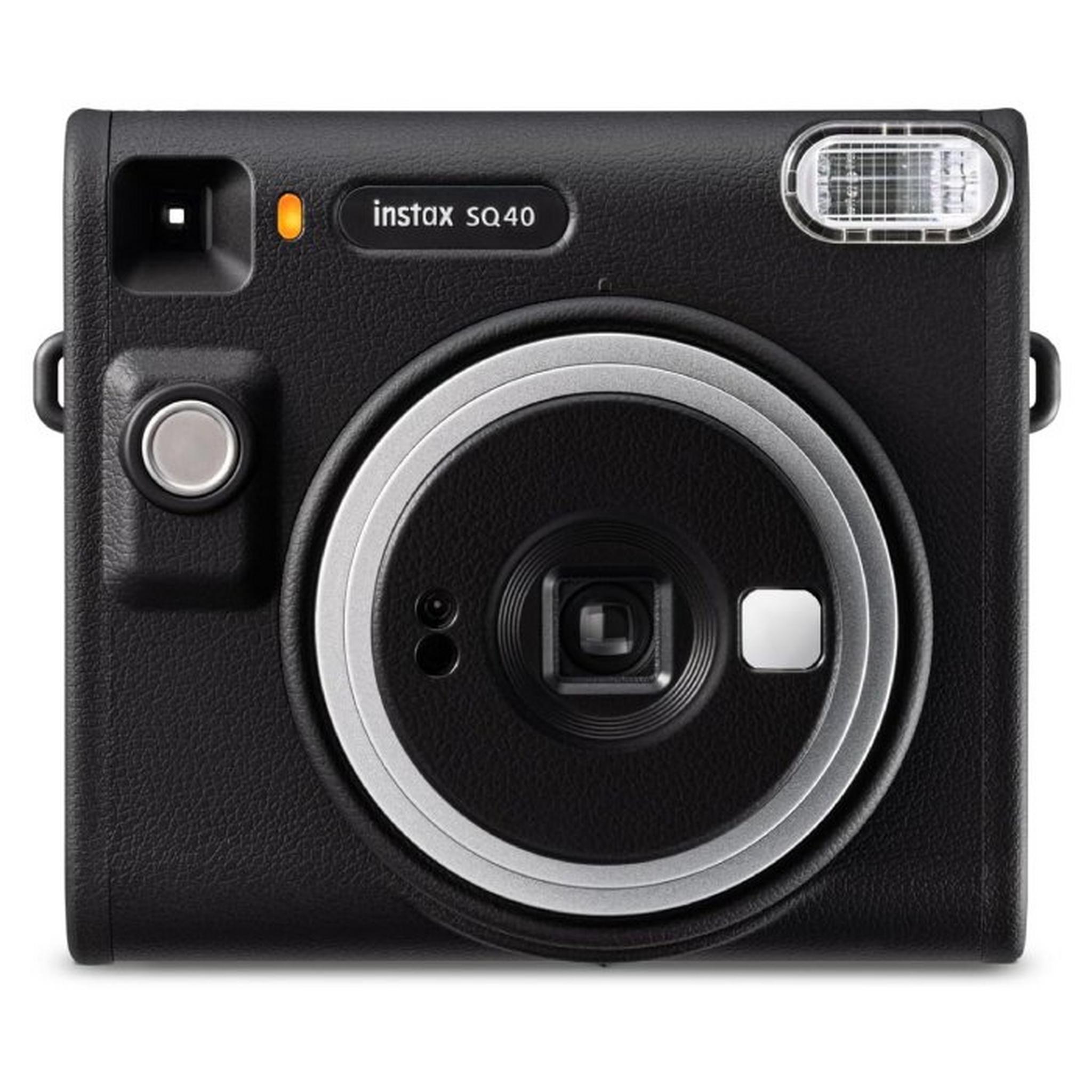 Fujifilm Instax SQ40 Instant Camera, USB Type-C -Black
