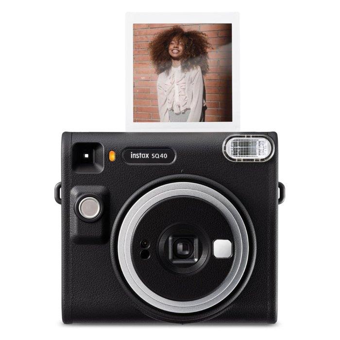 Instax SQ40 Instant Camera, USB Type-C -Black