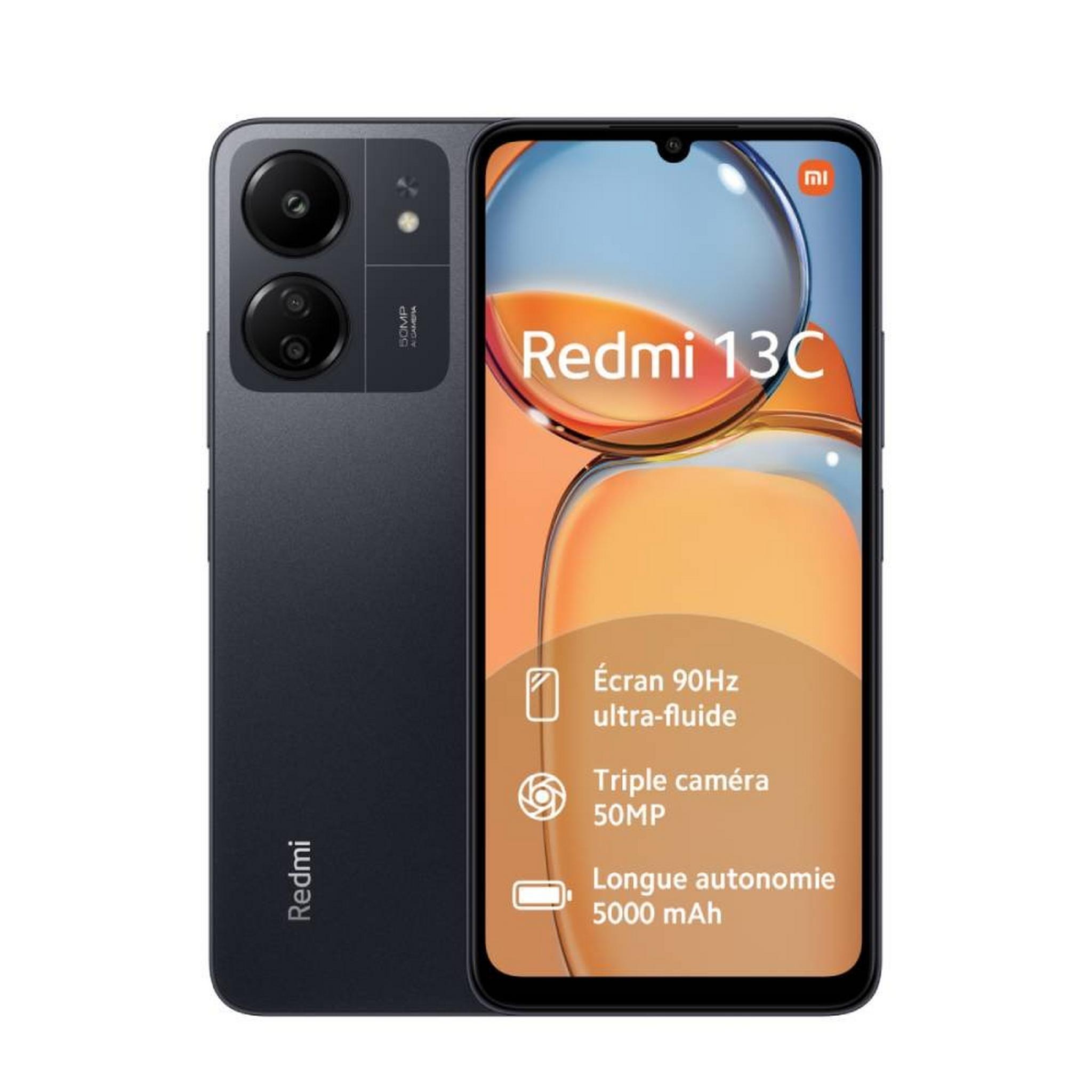 Xiaomi Redmi 13C Phone, 6.7-inch, 8GB RAM, 256GB ROM – Black