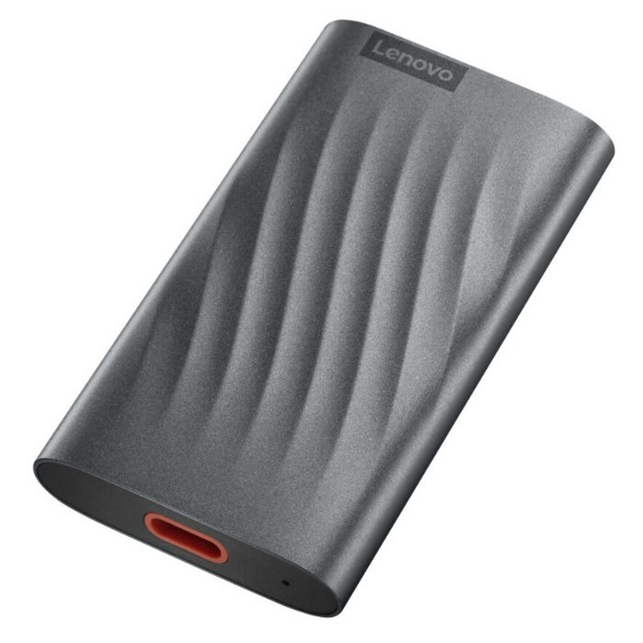 Lenovo PS6 Portable Hard Drive, 2TB SSD, GXB1M24165 – Silver