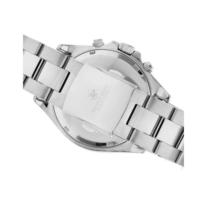 Beverly Hills Polo Club Men’s Watch, Chrono, 42mm, BP3127X.390 – Silver