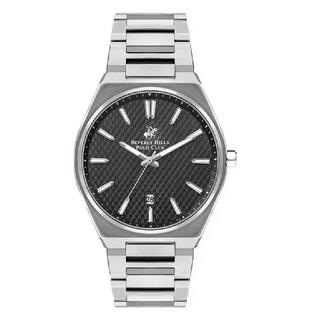 Buy Beverly hills polo club men’s watch, analog, 44mm, bp3503x. 350 – silver in Kuwait