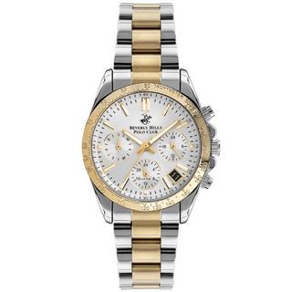 Buy Beverly hills polo club women’s watch, chrono, 36mm, bp3204c. 230 – silver/gold in Kuwait
