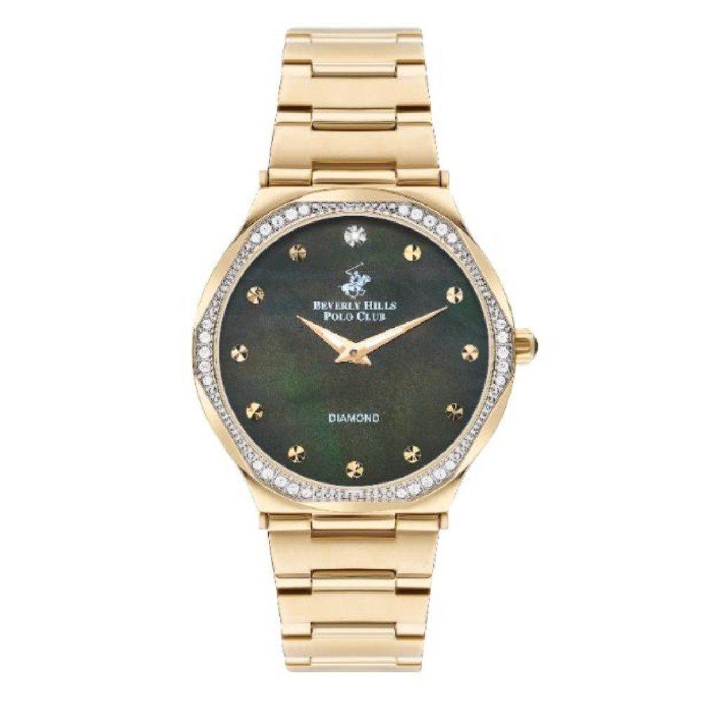 Beverly Hills Polo Club Women’s Watch, Analog, 36mm, BP3399C.170 - Gold