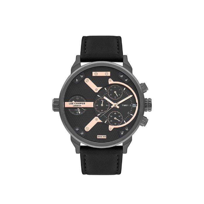 Lee Cooper Uomo Analogico Quarzo Orologio con Cinturino in Pelle