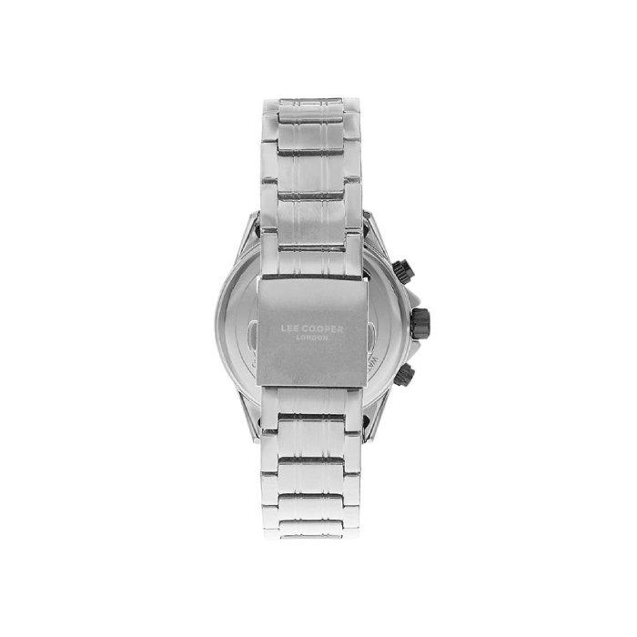 Lee Cooper Watch for Men, Multi Function, 44mm, Metal Strap, LC07529.060 – Silver