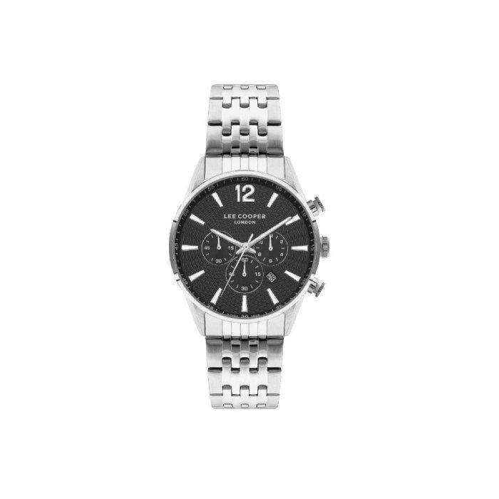 Lee Cooper Watch for Men, Multi Function, 46mm, Metal Strap, LC07549.350 – Silver