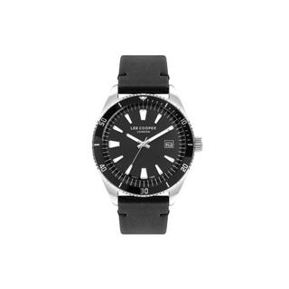 Buy Lee cooper watch for men, analog, 44mm, leather strap, lc07611. 351 – black in Kuwait