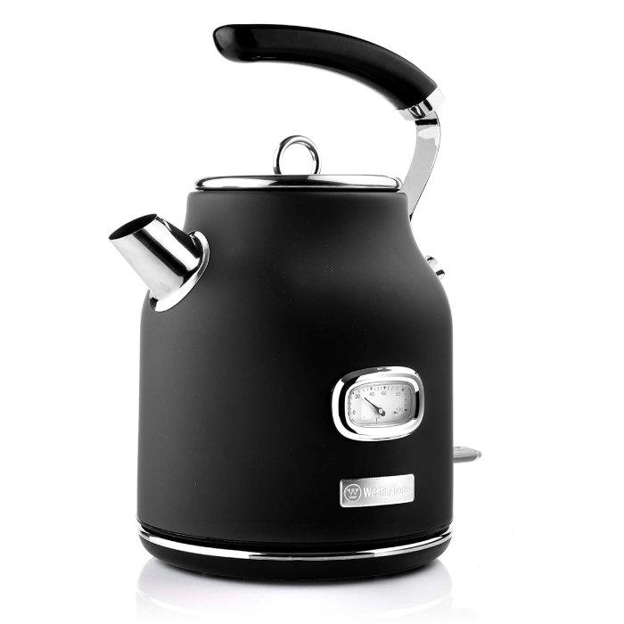 WestingHouse Retro Kettle, 2200W, 1.7L WKWKH148UBK Xcite