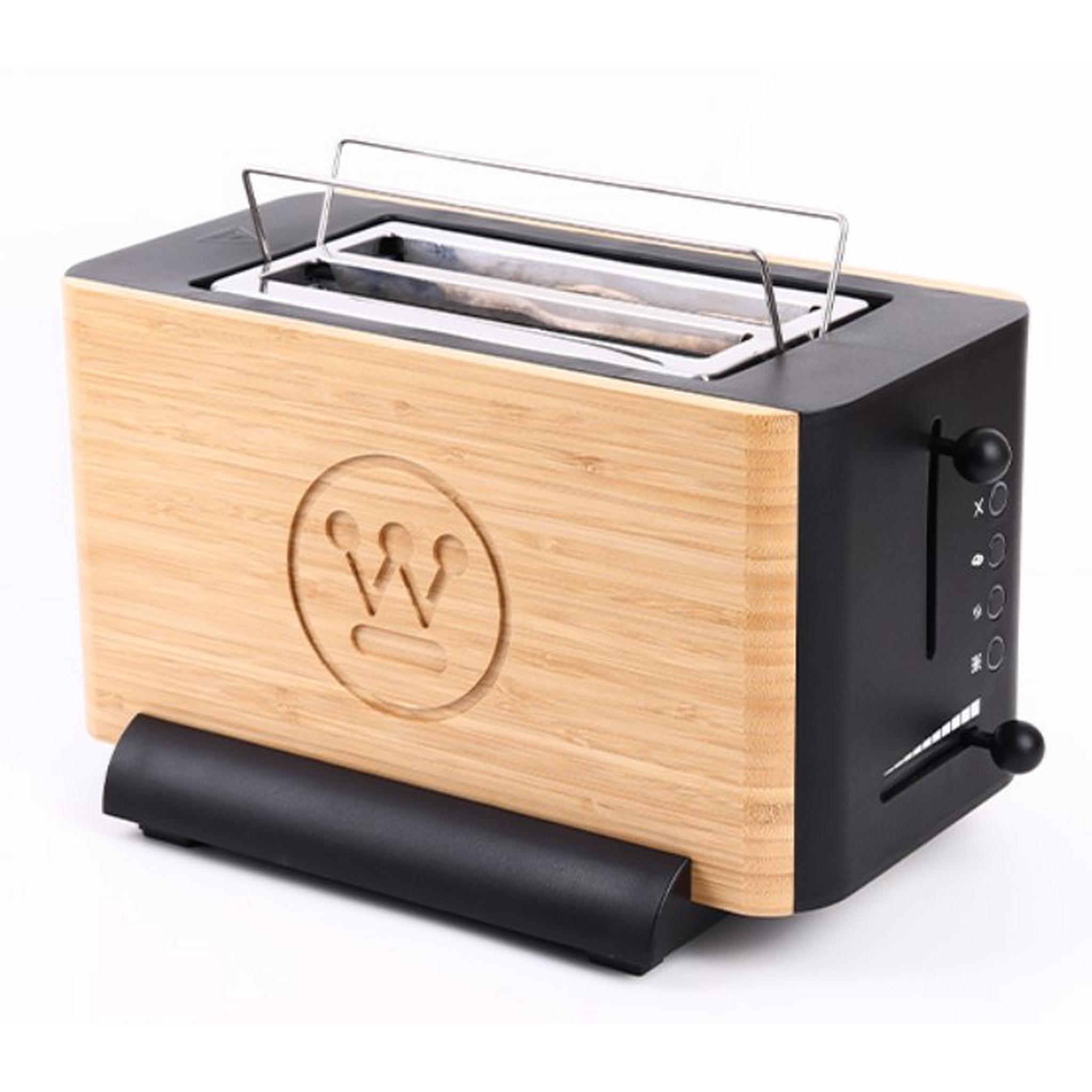WestingHouse Toaster, 1400W, 2 slices, WKTTF04BB – Black