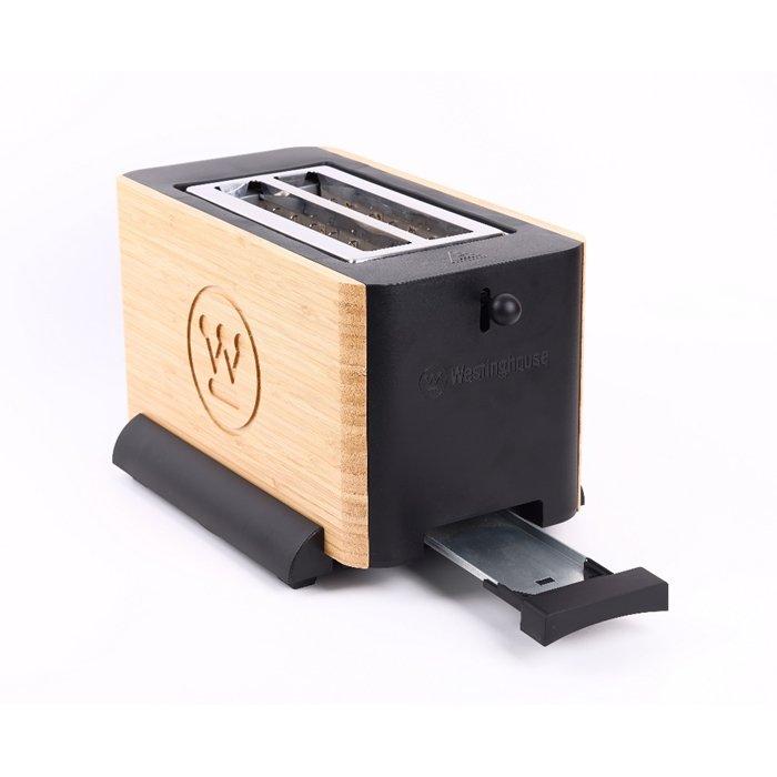 WestingHouse Toaster, 1400W, 2 slices, WKTTF04BB – Black