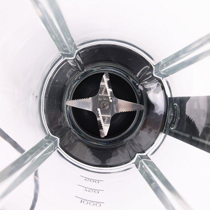 خلاط بامبو من ويستنق هاوس، بقوة 1000 واط، 1.75 لتر، WKBEF01BB - أسود/بني فاتح