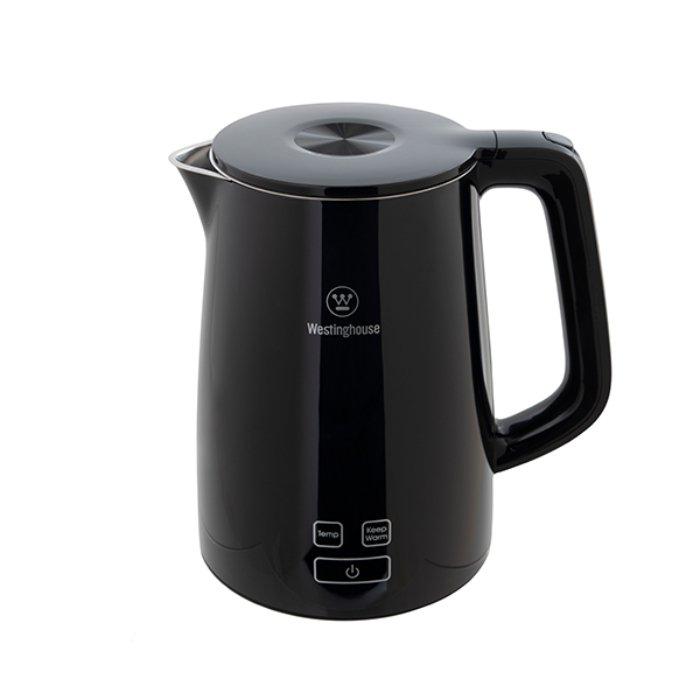 WestingHouse Digital Kettle, 1.7L, 2200W, WKWKLD9030 - Black