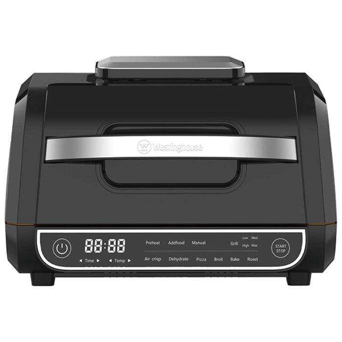 Buy Westinghouse 8-in-1 digital grill, 1700w, 6l, wkmfcm203 - black in Kuwait