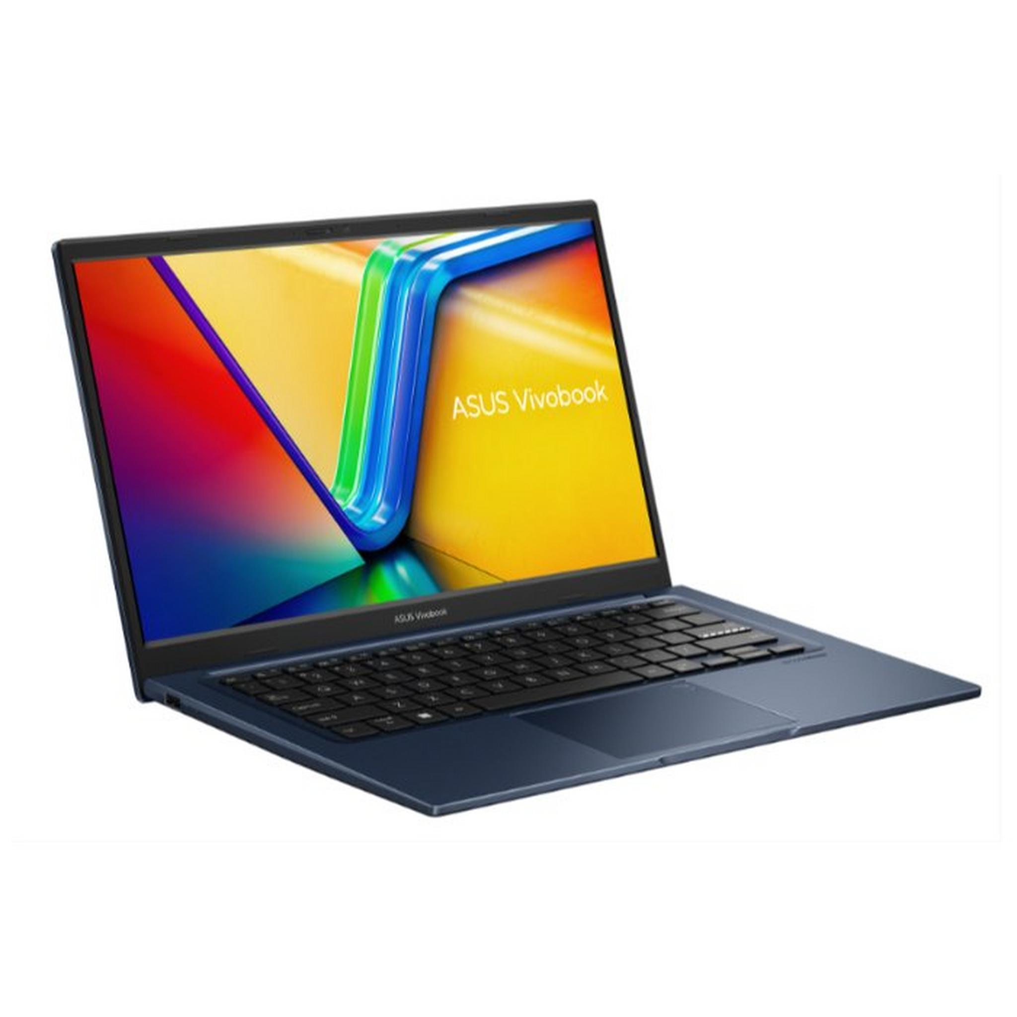 ASUS Vivobook 14 Laptop, Intel Core i5 13 Gen, 8GB RAM, 512GB SSD, Intel Graphics, 14-inch, Windows 11 Home, X1404VA-NK114W – Blue