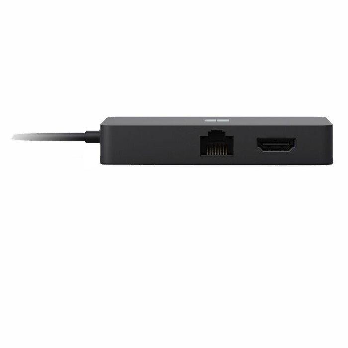 MICROSOFT Surface 65W USB-C Travel Hub Adapter, 161-00010 – Black