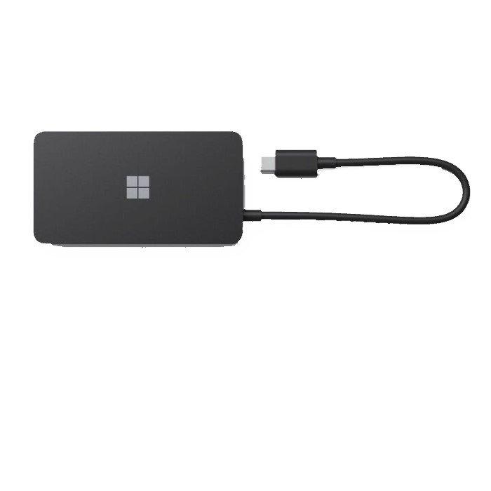 MICROSOFT Surface 65W USB-C Travel Hub Adapter, 161-00010 – Black