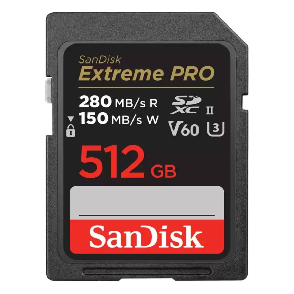 SanDisk Extreme Pro SDXC UHS-II Memory Card, 512GB - SDSDXEP-512G-GN4IN